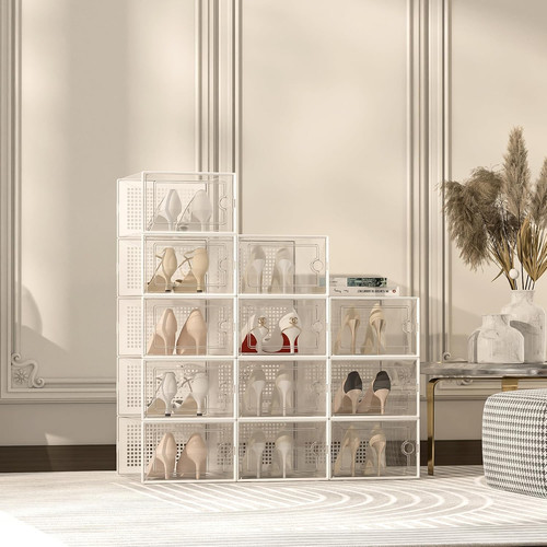 12pcs stackable foldable - 12pcs, boxes