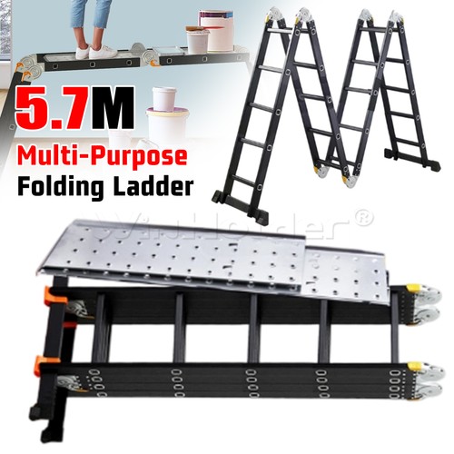 Folding step ladder aluminium - folding,