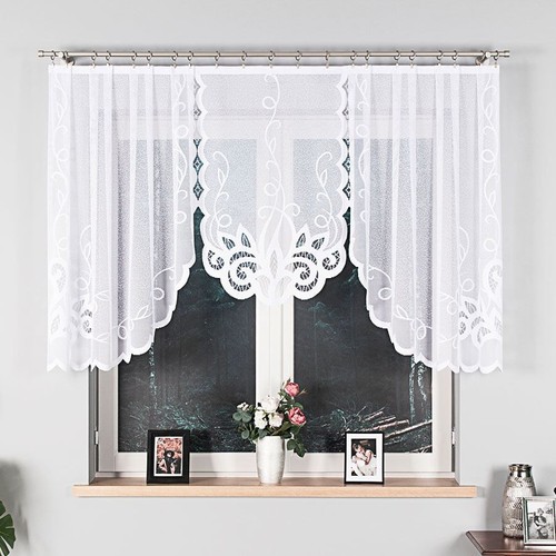 Jardiniere net curtain white