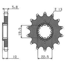 SUNSTAR S STEEL SPROCKET P520