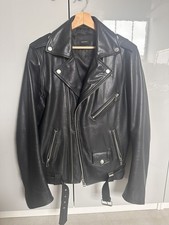 Diesel Black  Leather Biker