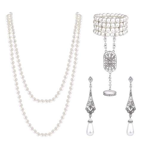 Savita 1920s pearl jewelry - 1920s,
