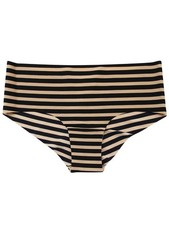 Victorias Secret sze 16 Smooth NO VPL laser edge knickers briefs Black / Gold