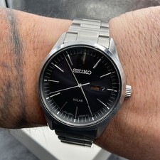 MENS SEIKO SOLAR DAY DATE
