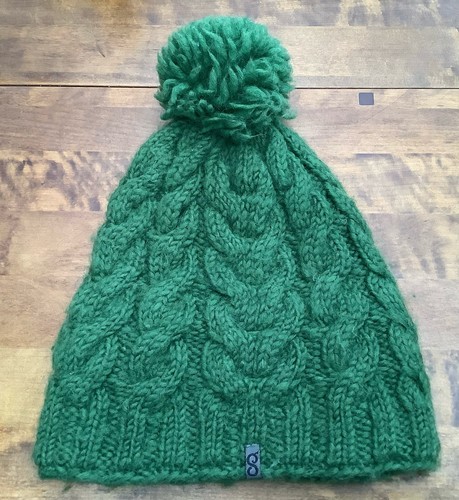Ladies green snug - bug, 100%