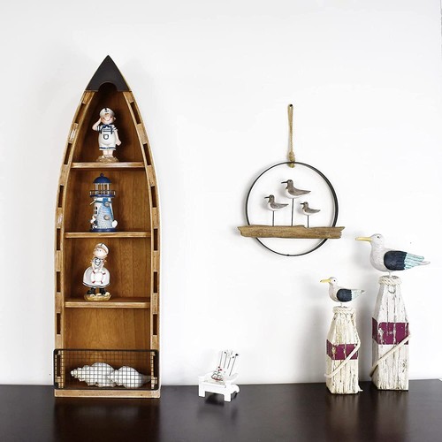 Wooden boat shelf - with, tier