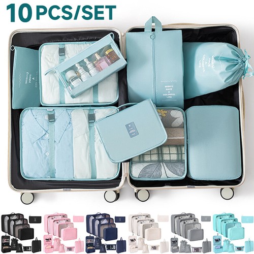 10pcs packing cubes - packing, luggage