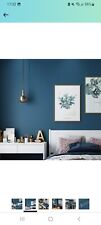Teal Self Adhesive Peel And Stick Vinyl Wallpaper 40cm x 10m