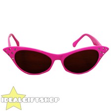 Adults 1950 glasses - pink, red