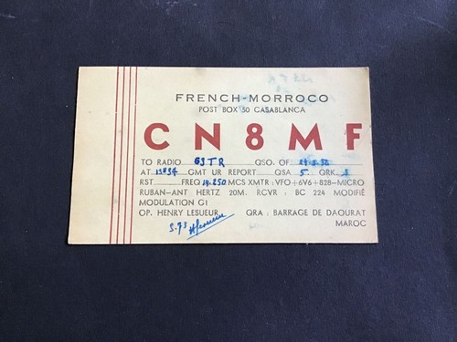 Vintage qsl radio - vintage,