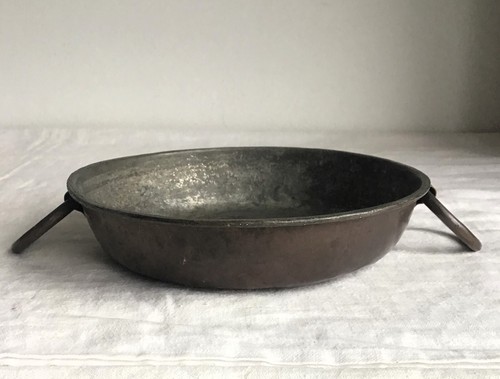 Antique copper pan - copper,