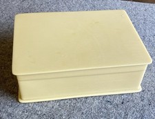 Vintage Cream  Molded Bakelite Box