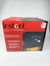Instant Vortex Plus VersaZone Large Family Size Air Fryer, Black 8.5L - 8 in 1
