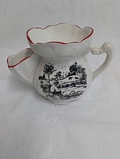 Vintage James Kent  Old Foley Fishing Scene Shaving Scuttle Mug England