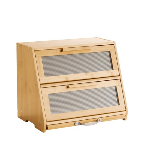 Double layer bread box - box, for