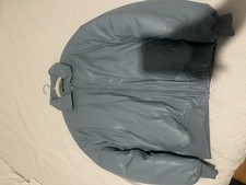 zara puffer / Bomber  jacket men Blue Medium