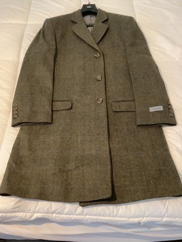 Coat tweed long samuel windsor - coat,