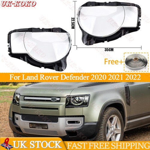 Front headlight lens cover - front,