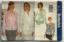 Butterick 5632 Sewing Pattern Tops with Peplum - 12