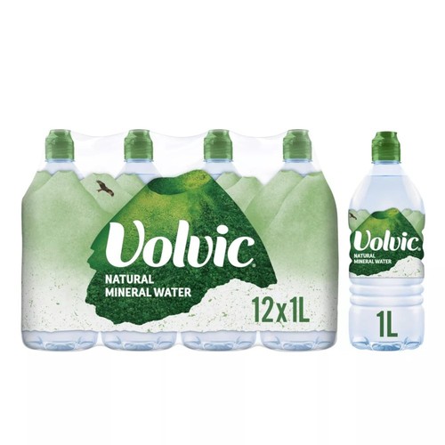 Volvic natural bottled mineral - bottled,