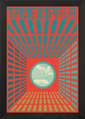 Tame impala framed wall art - wall,
