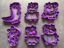 Printed peppa pig cookie - printed,