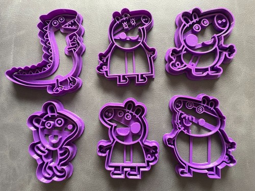 Printed peppa pig - 3d, cookie