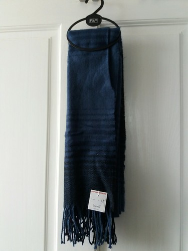 New f men s scarf - new, navy
