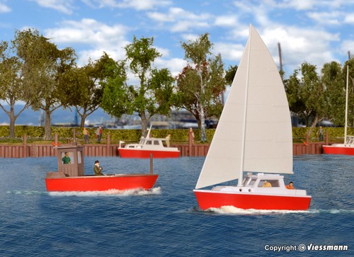 Boat set sailboats - 2, sailboats,