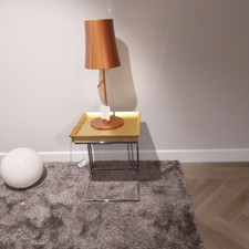 Porada Cucu Side Table Chrome / Golden Leaf - EX-DISPLAY - Set Of 2