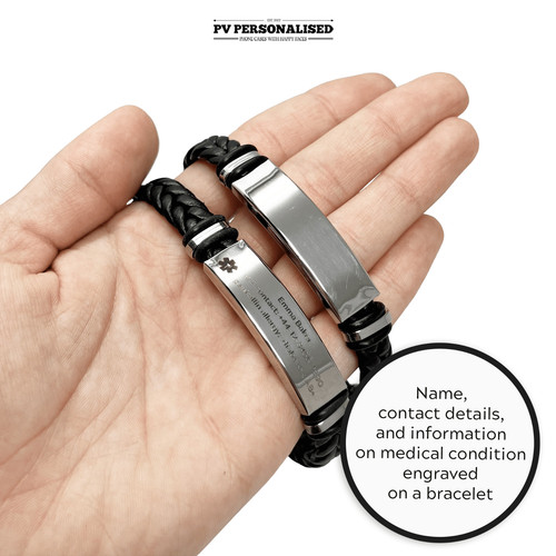 Medical alert bracelet - alert,