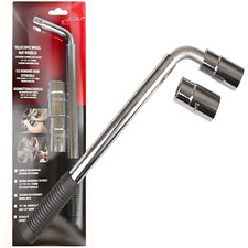 Extendable Car Van Wheel Brace Socket Tyre Nut Spanner Wrench 17 19 21 23 mm UK