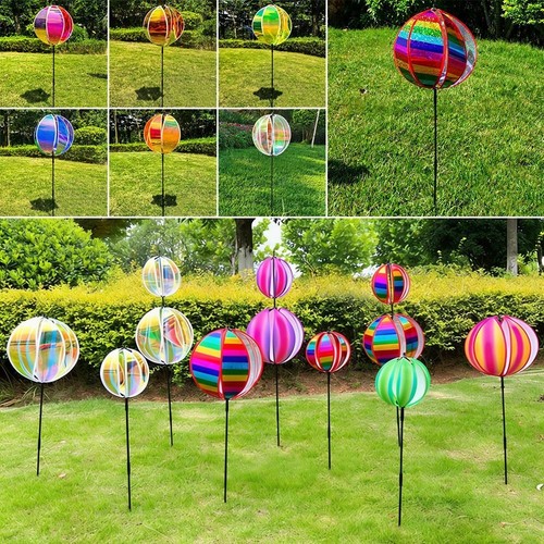 Rainbow effect rotating sphere - effect,