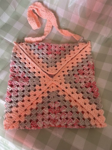 Handmade crochet bag - crochet,