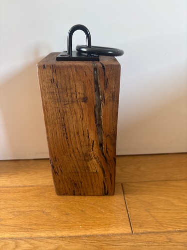 Doorstop made from reclaimed