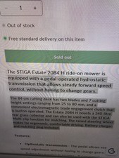 Stiga Estate 2084 H 452cc