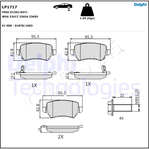 Delphi disc brake - delphi,