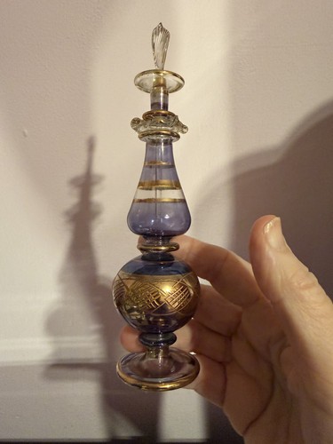 Glass perfume bottle - glass,