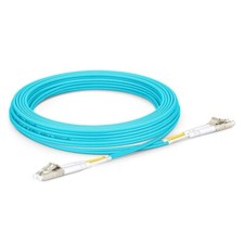 7m LC UPC to LC UPC Duplex OM4 Multimode Riser (OFNR) 2.0mm Fiber Optic Cable