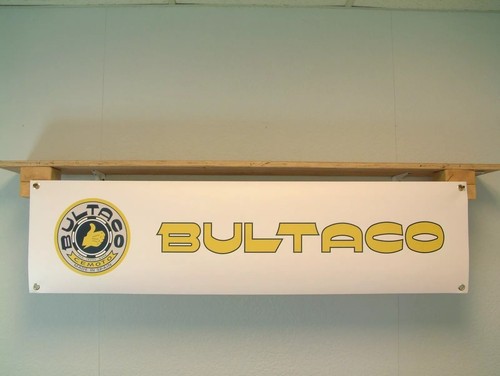 Bultaco banner motorcycle - bultaco,