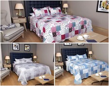 Bedspread Patchwork quilted