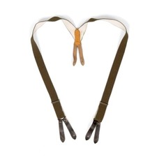 Original BW German Army Suspenders - Olive Drab- Surplus-All Sizes-100cm Long