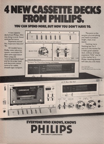 Philips cassette decks - philips,