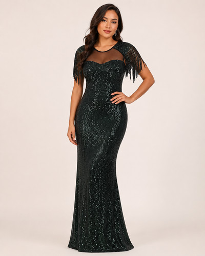 Gatsby flapper sequin fringe - flapper,
