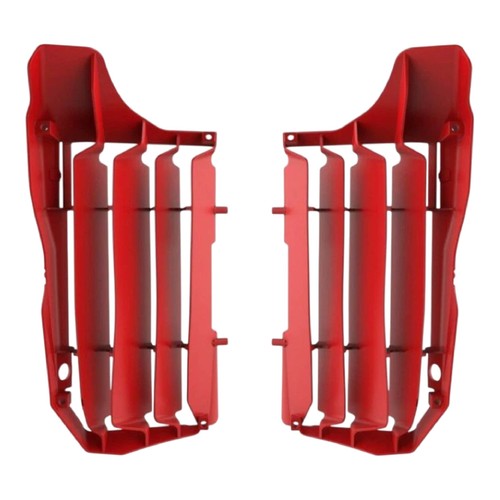 Polisport red radiator - red, louvers