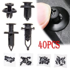 40x Car Bumper Push Pin Retainer Body Rivet Clips Kit Moulding Trim Accessories