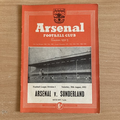 1952 arsenal sunderland - 1952/3,