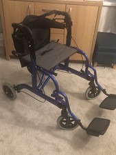 CareCo Tandem Duo 2.0 Rollator/Wheelchair Lightweight Ergonomic Foldable