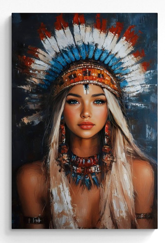 Native american woman - native,
