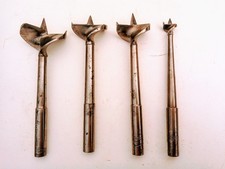 VINTAGE CENTRE POINT AUGER BITS ½" ∅ SHANK.   RIDGEWAY SHEFFIELD ENGLAND
